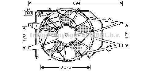 AVA QUALITY COOLING Ventilaator,mootorijahutus FD7506